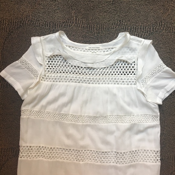 ISABEL MARANT - Caleen Eyelet Silk Cotton dress - Picture 4 of 9